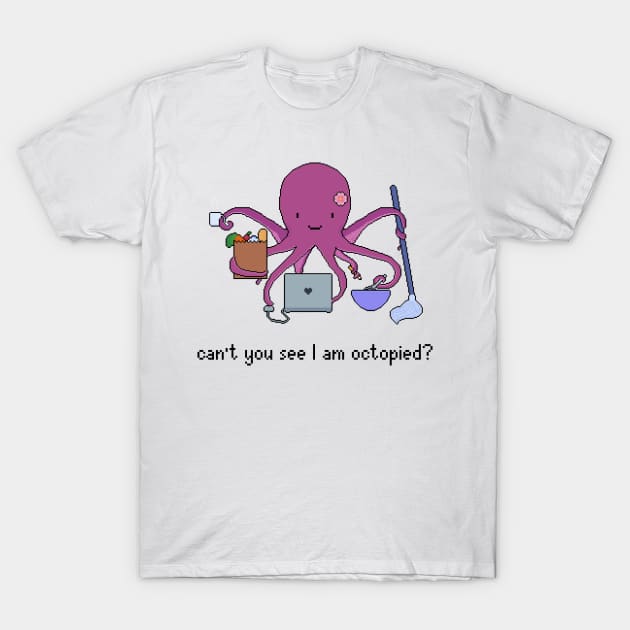 Octopied Octopus T-Shirt by katnanigans